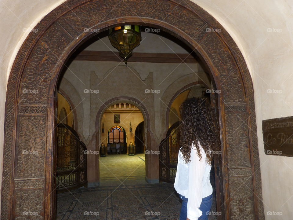 Amazing door in the beautiful medina d agadir