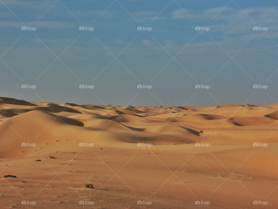 sky sand desert dunes by chrisc