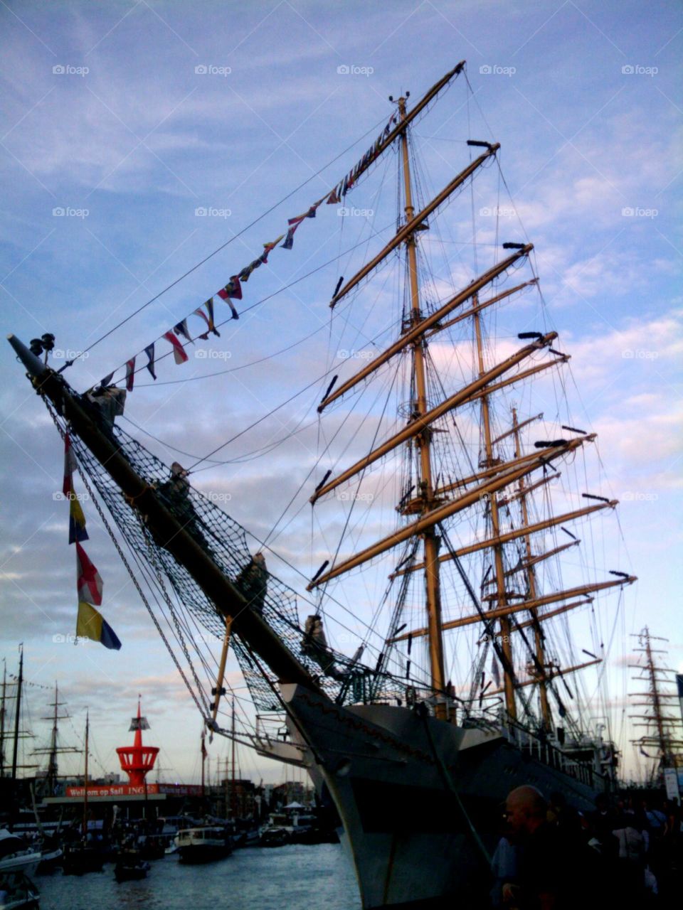 amsterdam sailing week. old fashioned fragatas 