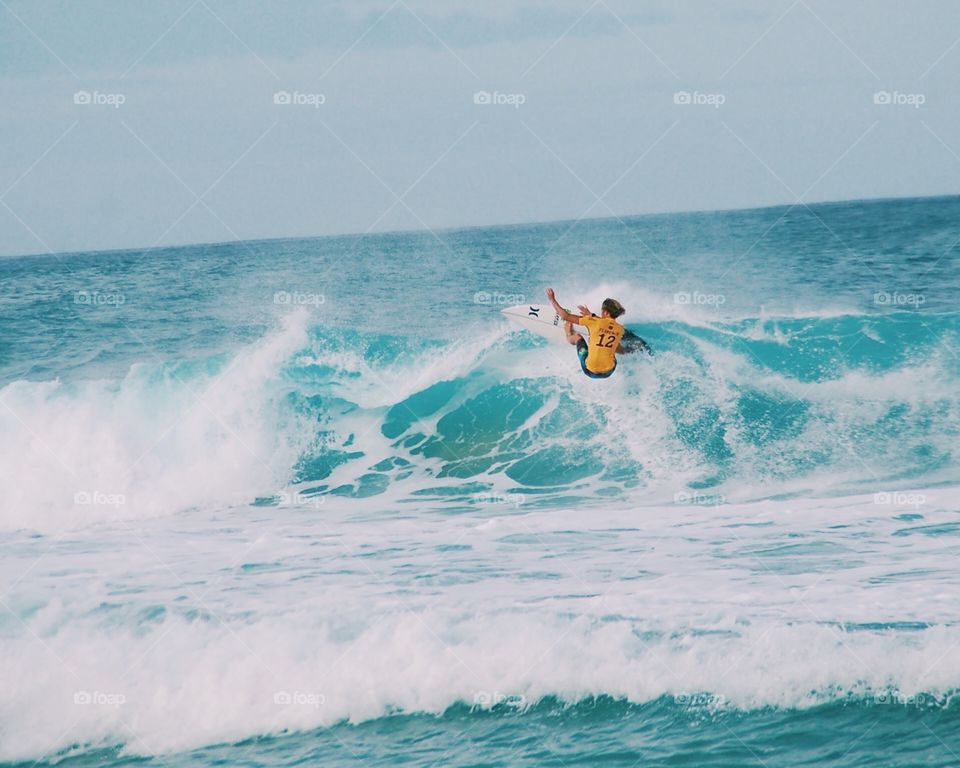 Jon Jon Florence, champion pro surfer of Oahu, billabong pipe pro 2016