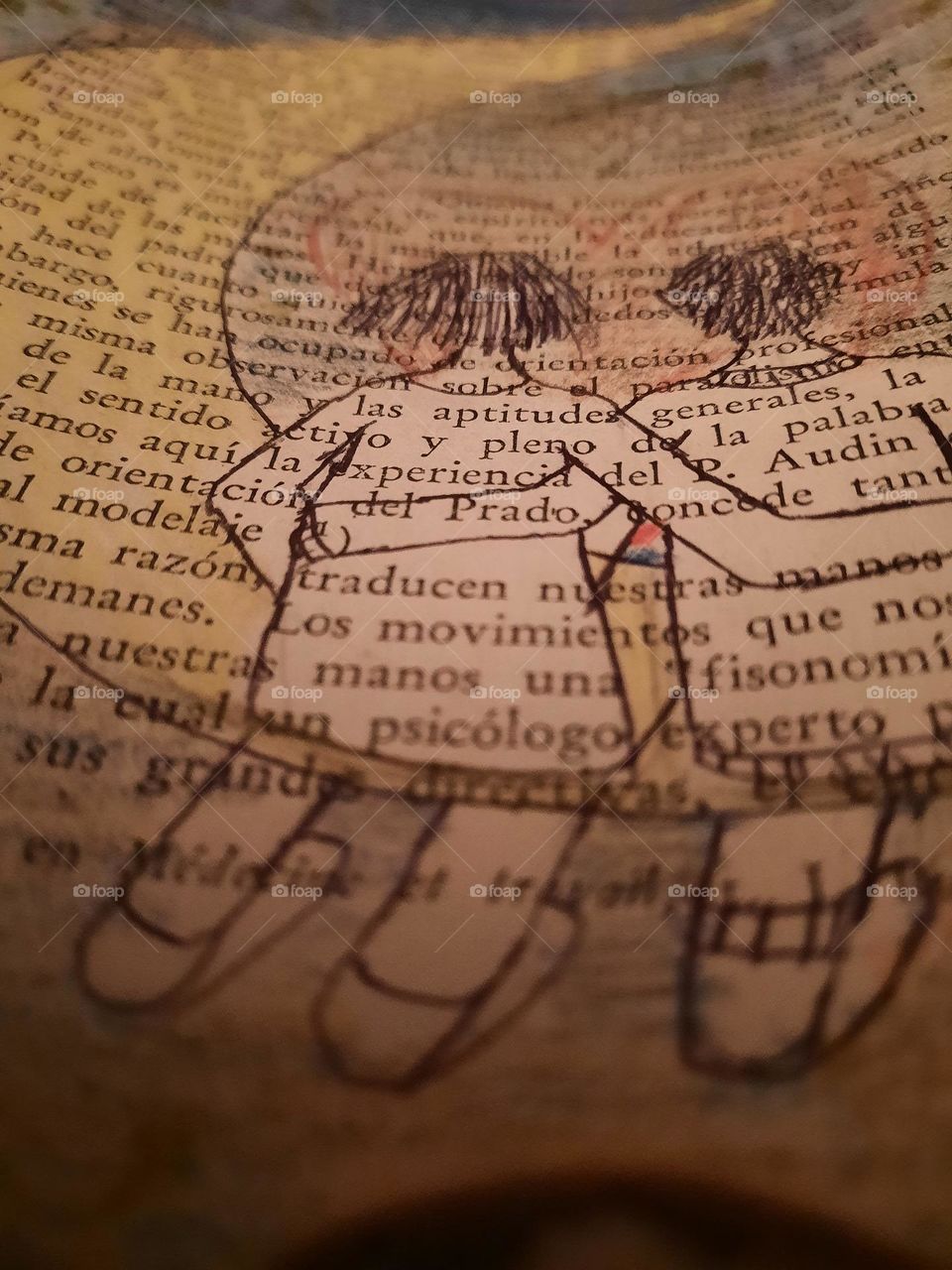 hugging in the moon drawing