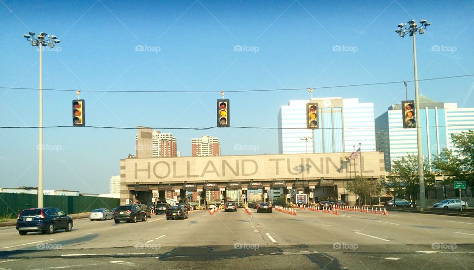 Holland tunnel approach