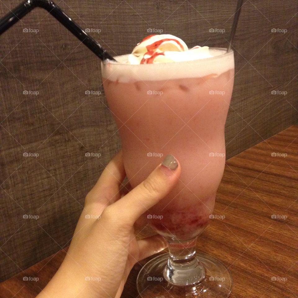 Strawberry milk 😋