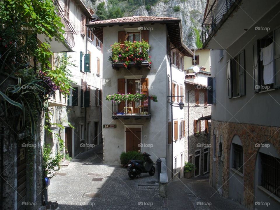 In a alley from Riva - Italy