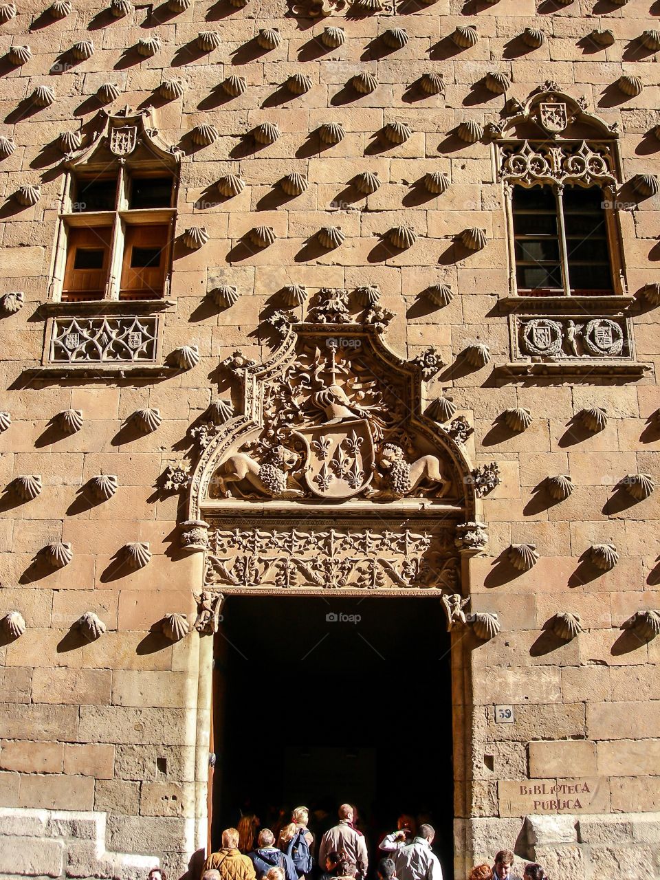 Casa de las Conchas. Casa de las Conchas (Salamanca - Spain)