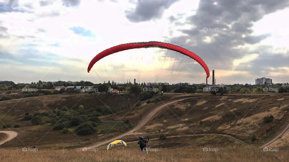 Paragliding 