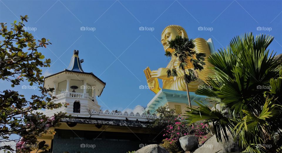 Golden rock temple,Dambulla,Srilanka