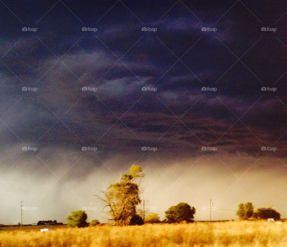Storm on the high desert