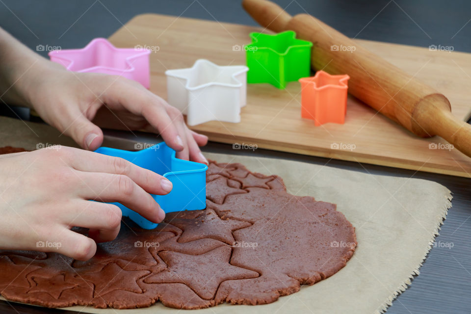 making cookies