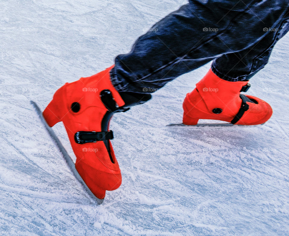 Ice skating