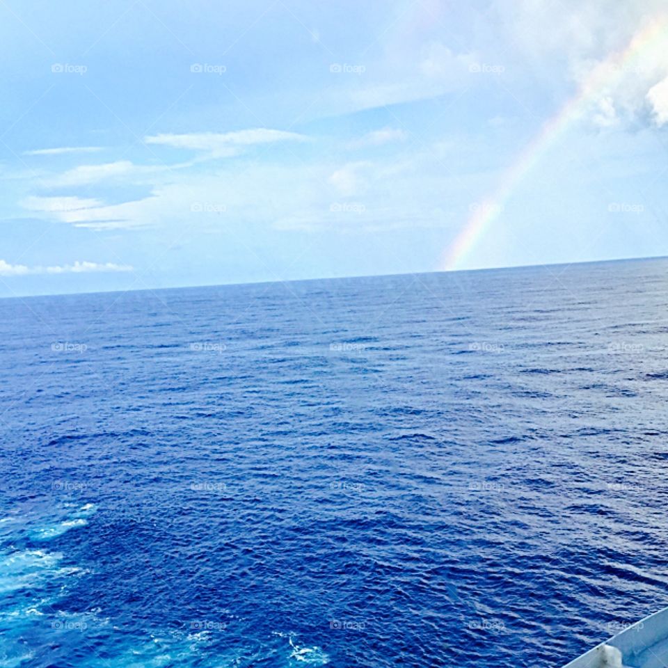 Rainbow ocean
