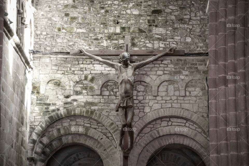 detail of the cathedral of st john the baptist