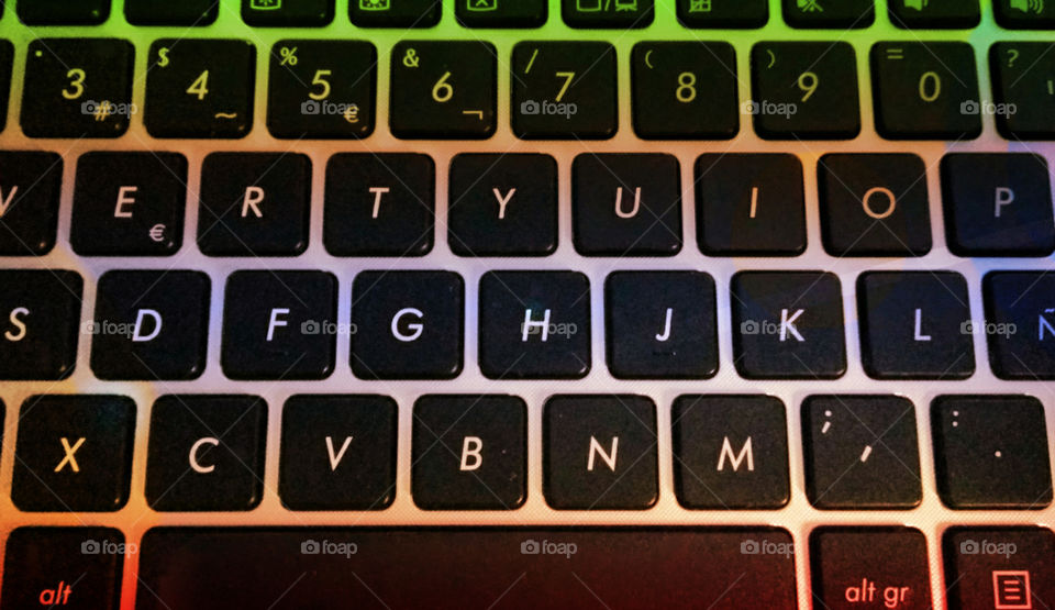 Colourful Keyboard