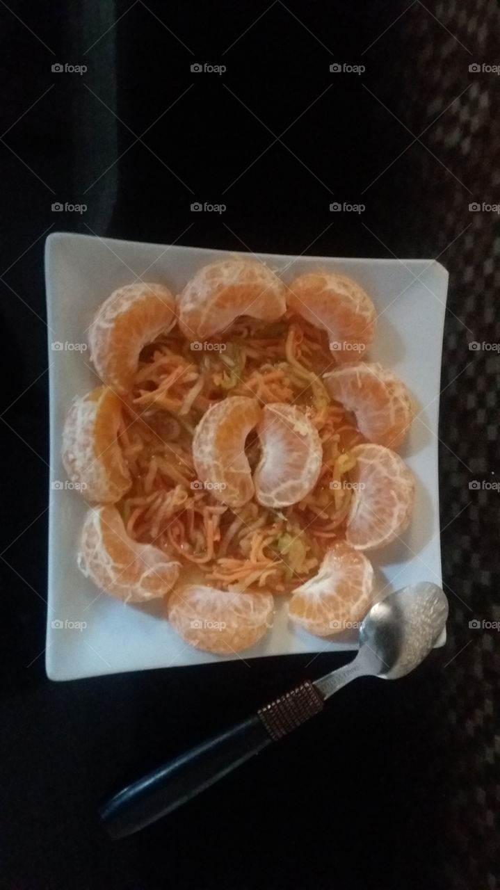 rujak serut mixed orange is very tasty