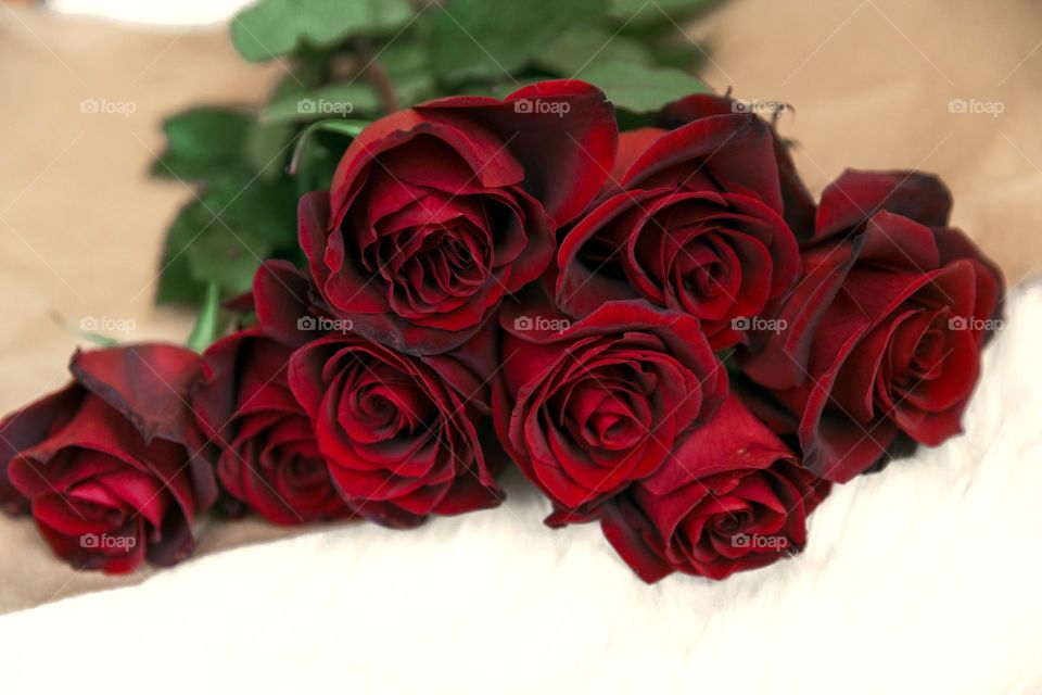 Red rose bouquet