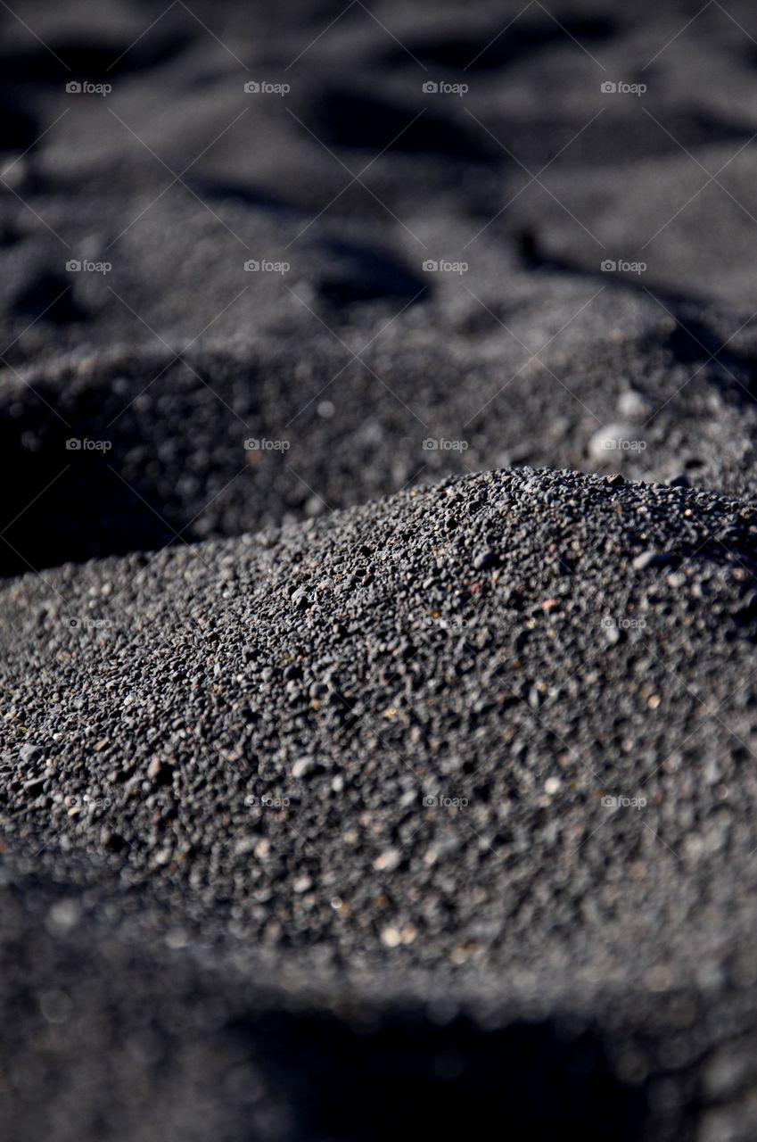 Black sand of Tenerife 