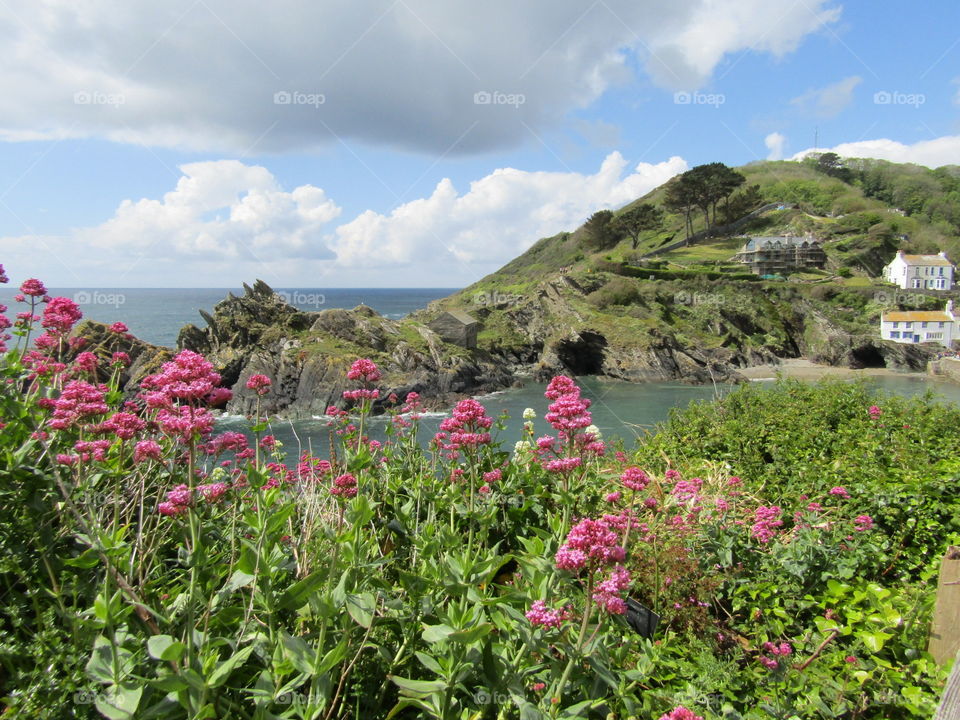 visiting the coast on a warm summers day and taking photos