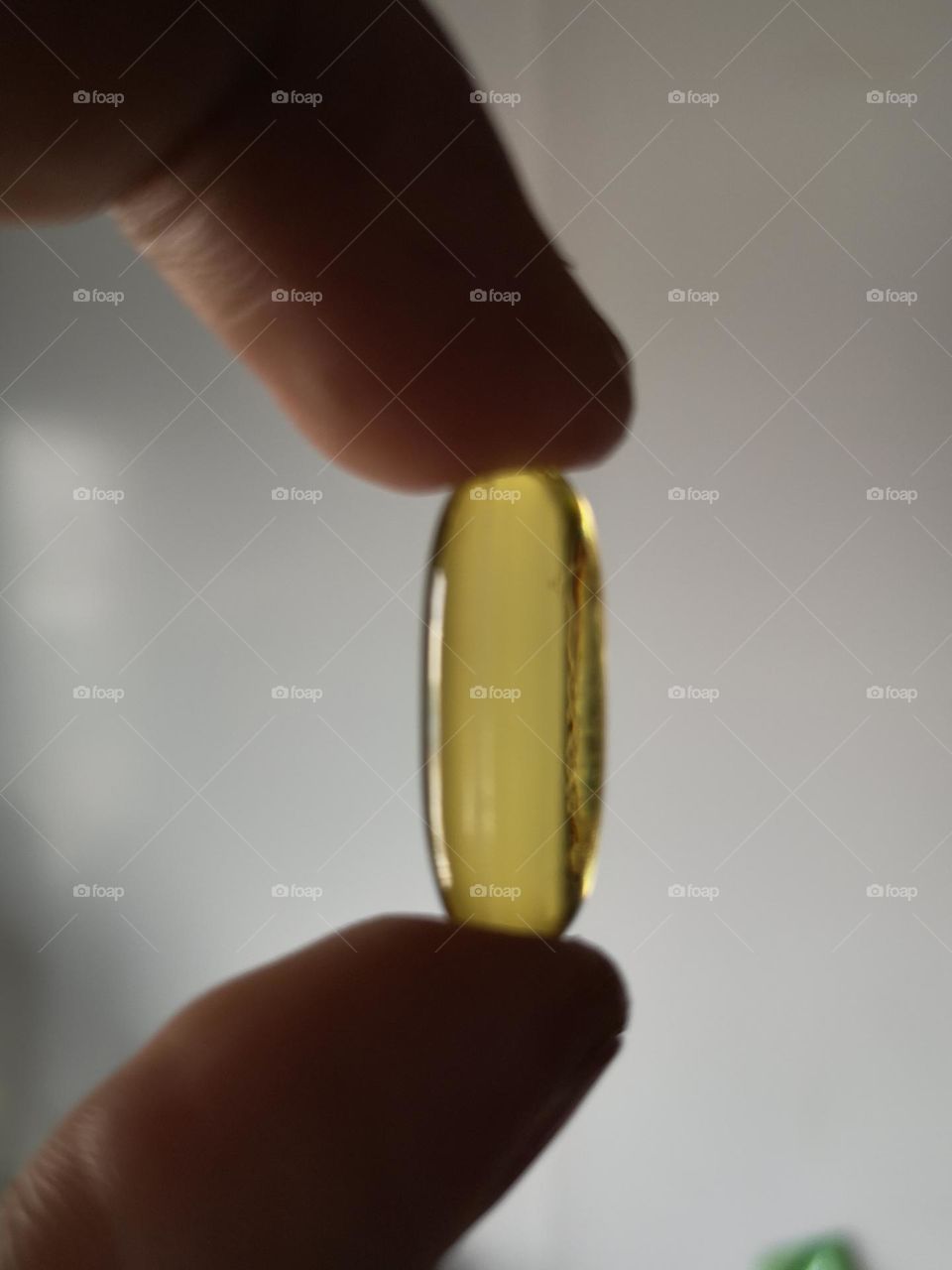 This is a capsule of the healthful fish oil