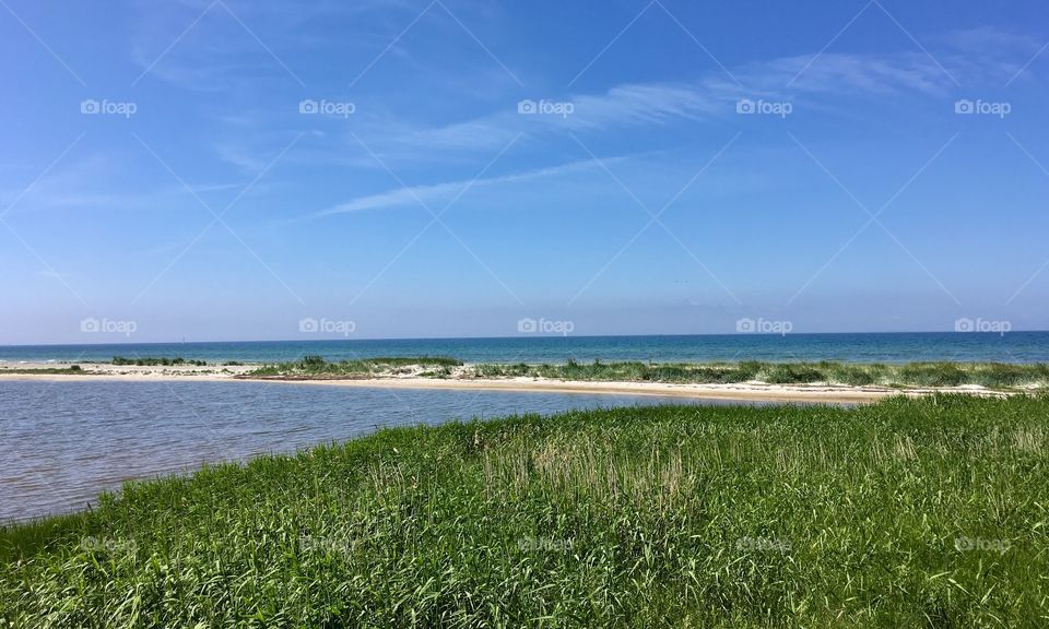 Coastline, Måkläppen, Falsterbo, Sweden.