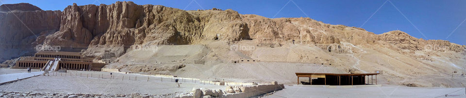 Panoramic view of Egypt desert