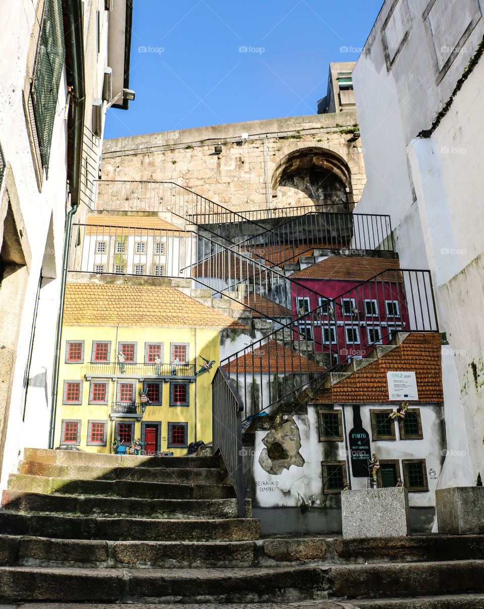 les marches colorées