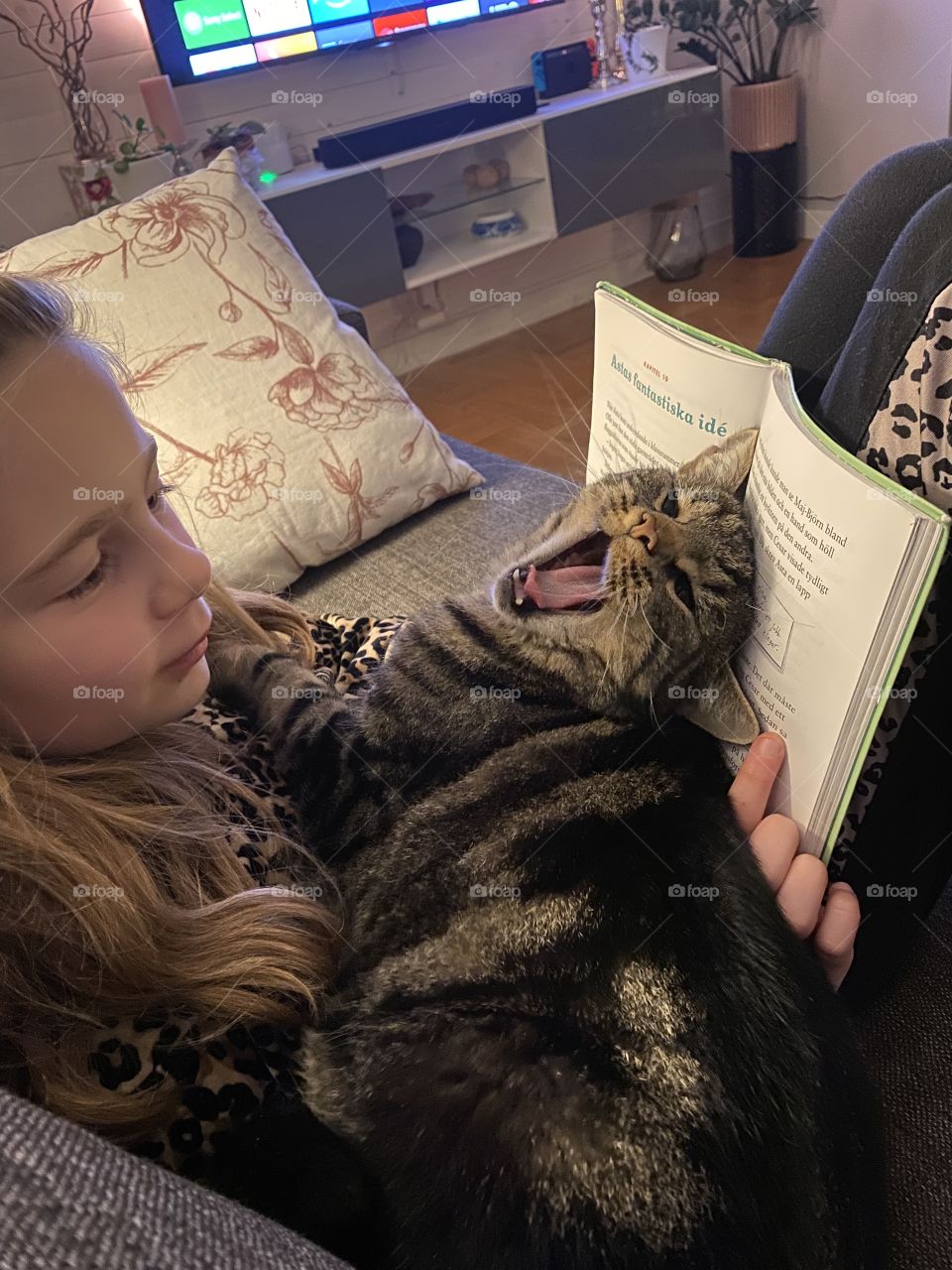 Doing homework at least trying 