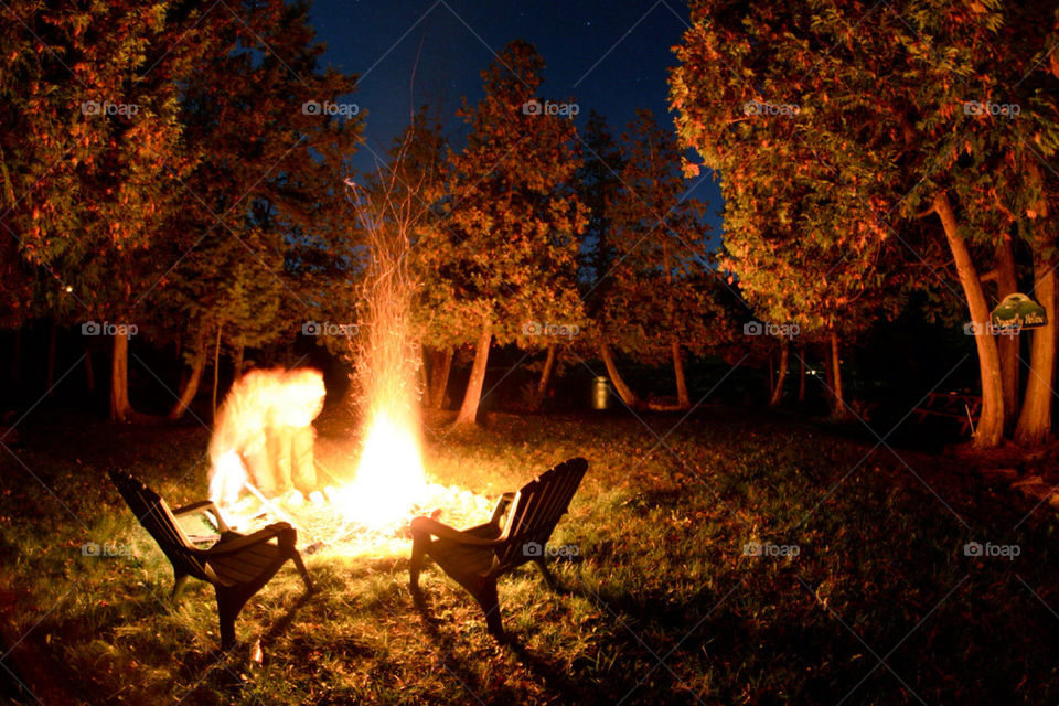 nature red orange fire by chaobella