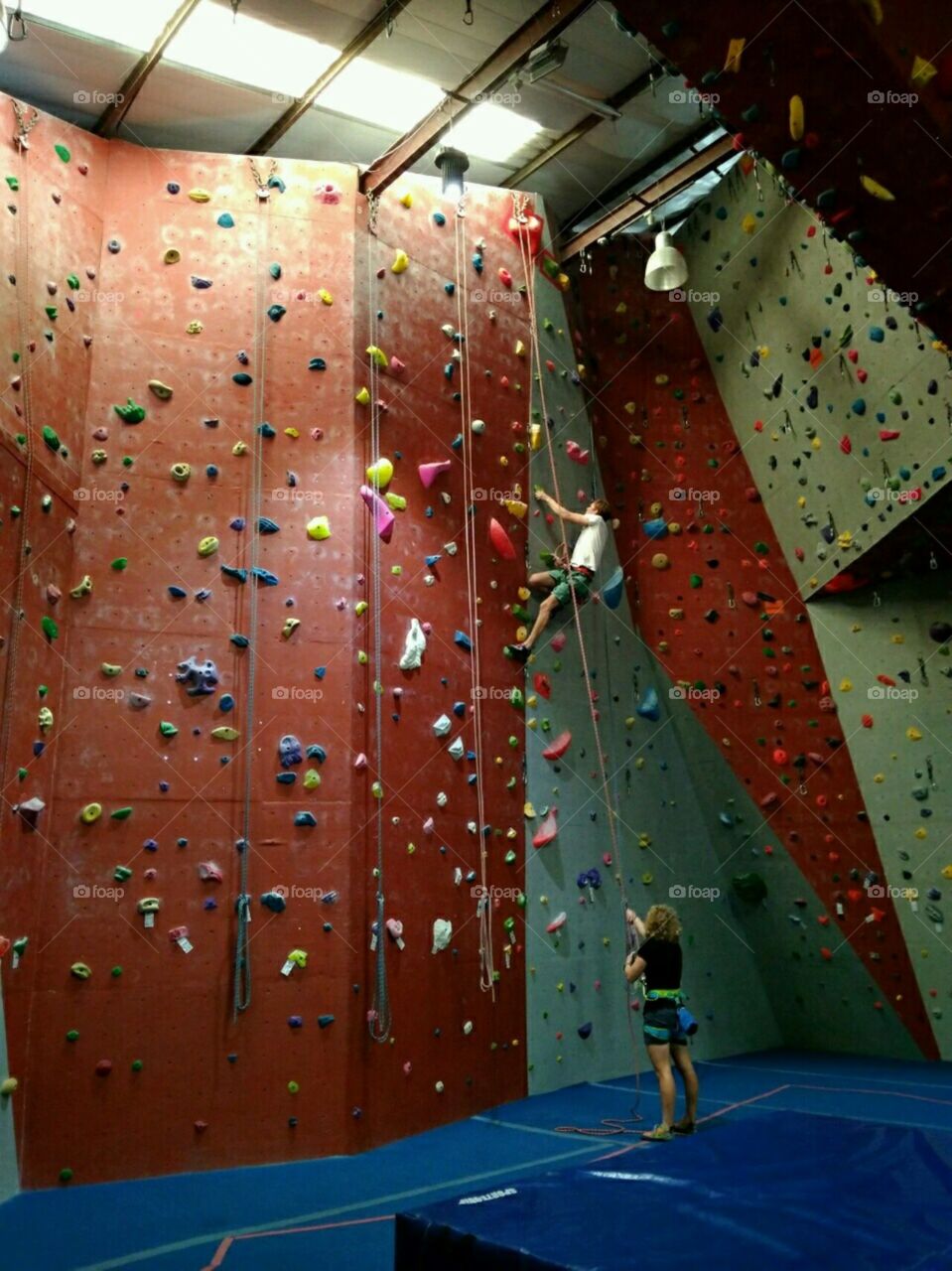 Rock climbing