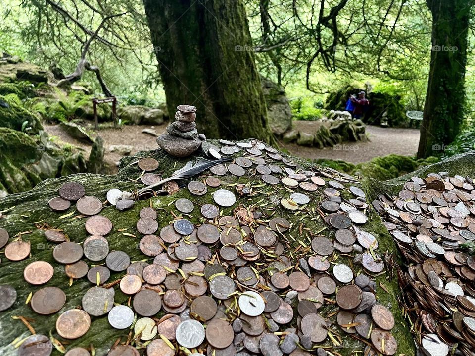 Sacred Offerings In the Mystical Rock Close In Ireland