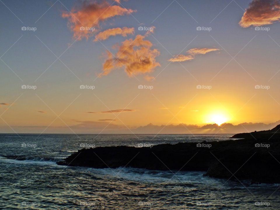Kaena Point, Oahu sunset