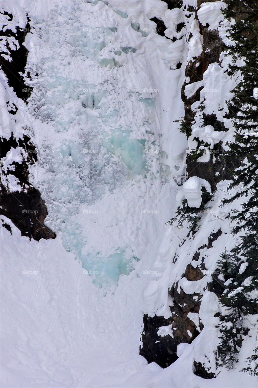 Frozen Waterfall