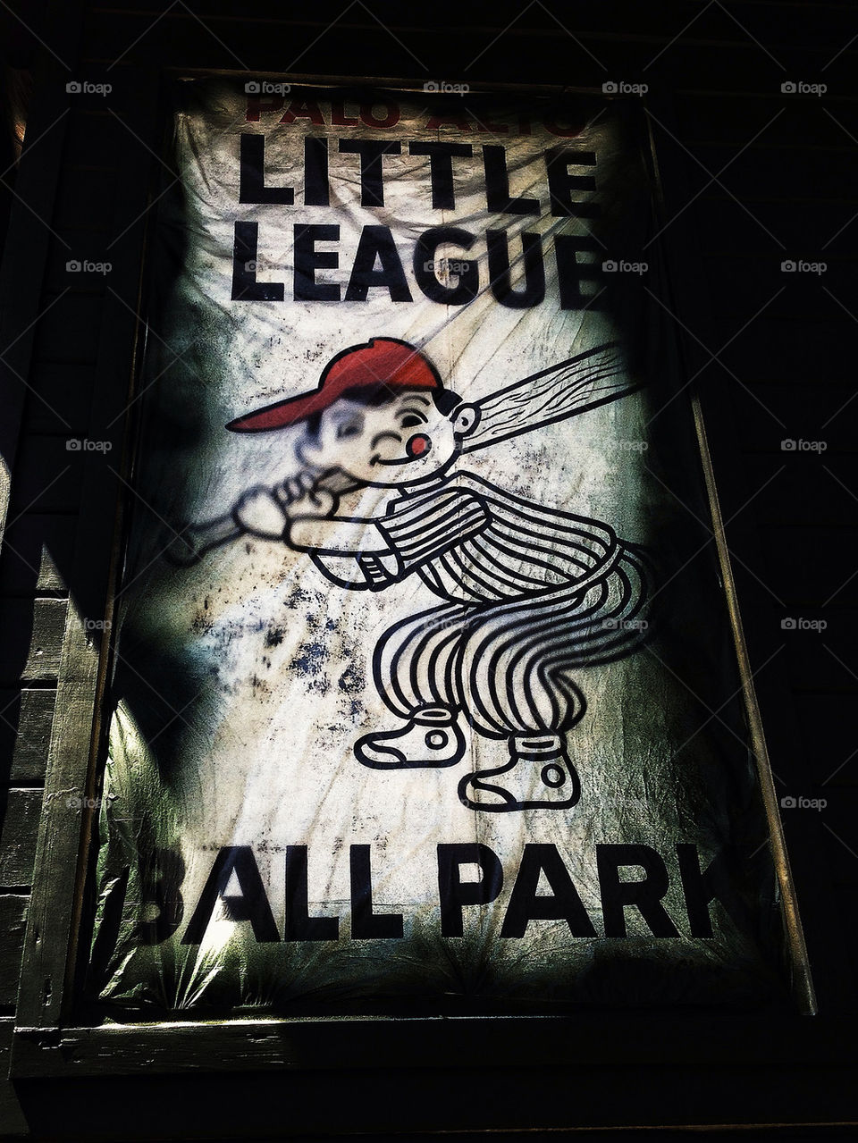 American little league baseball banner