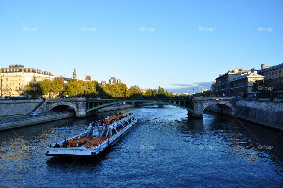 Evening river view 