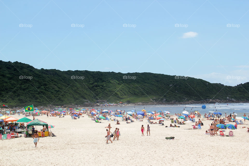 Santa Catarina beach in Brazil