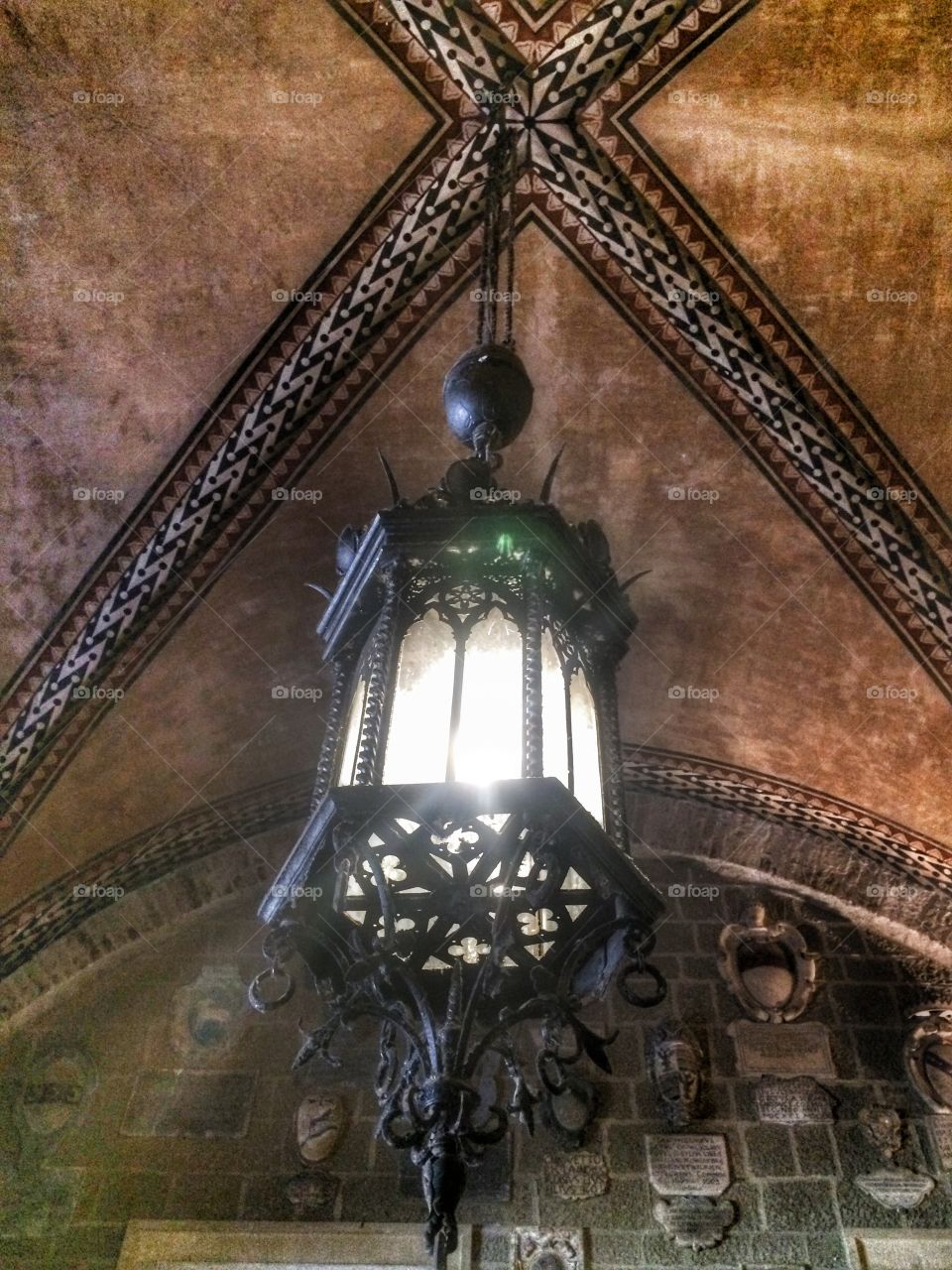 Ancient lamp . Ancient lamp