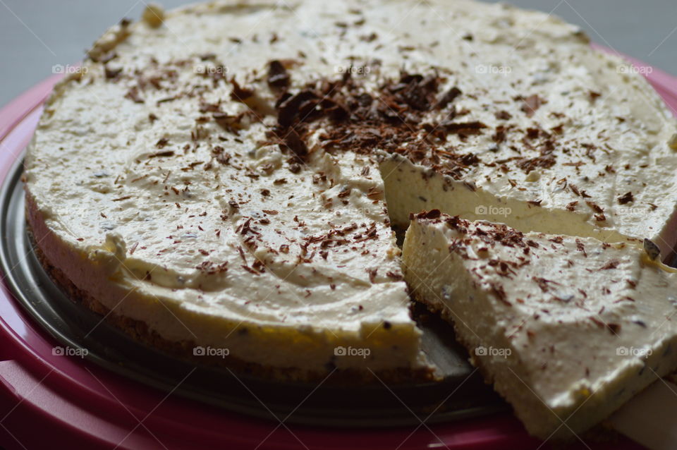 chisecake in macro