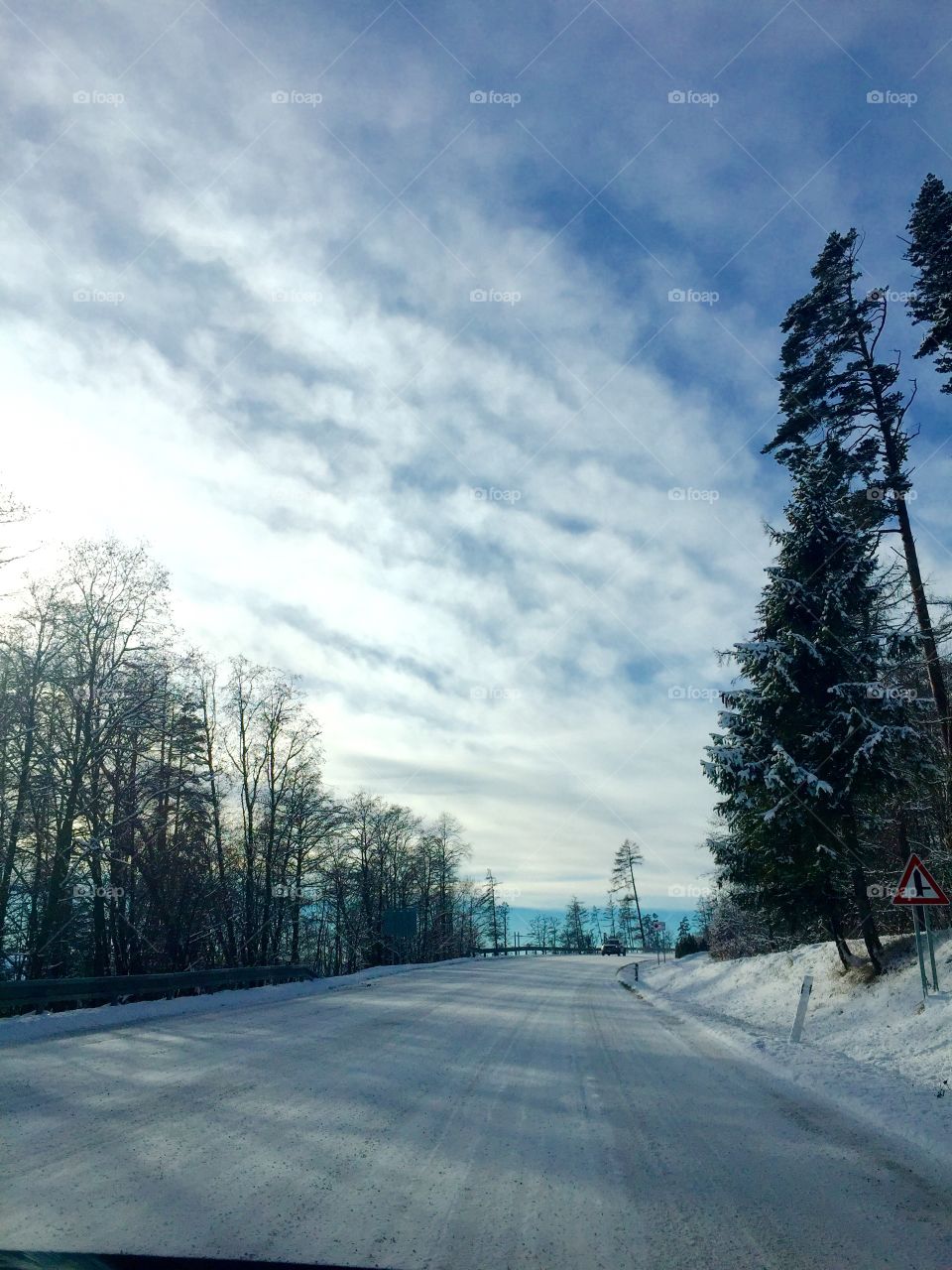 frozen road 
