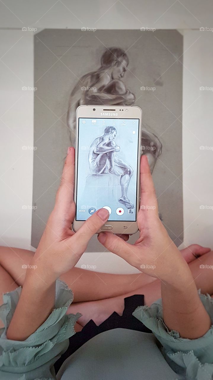 cellphone picture of art