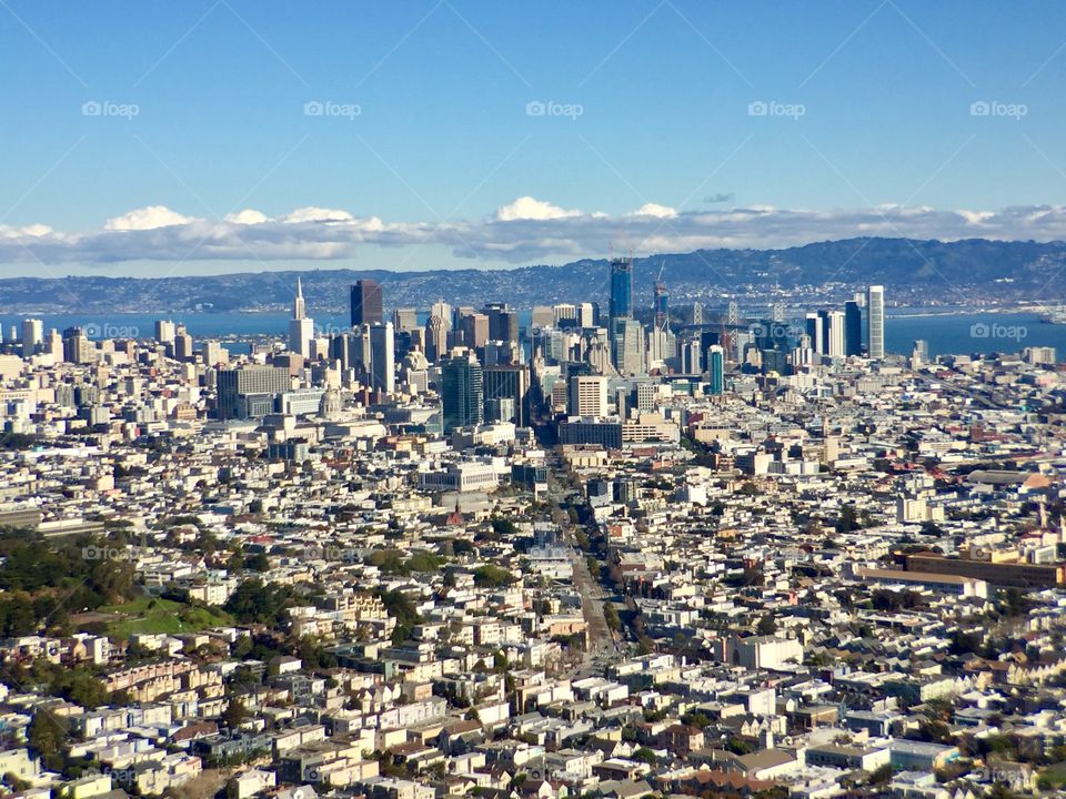 San Francisco.  Panoramic view 