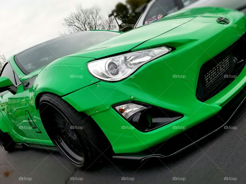 green toyota