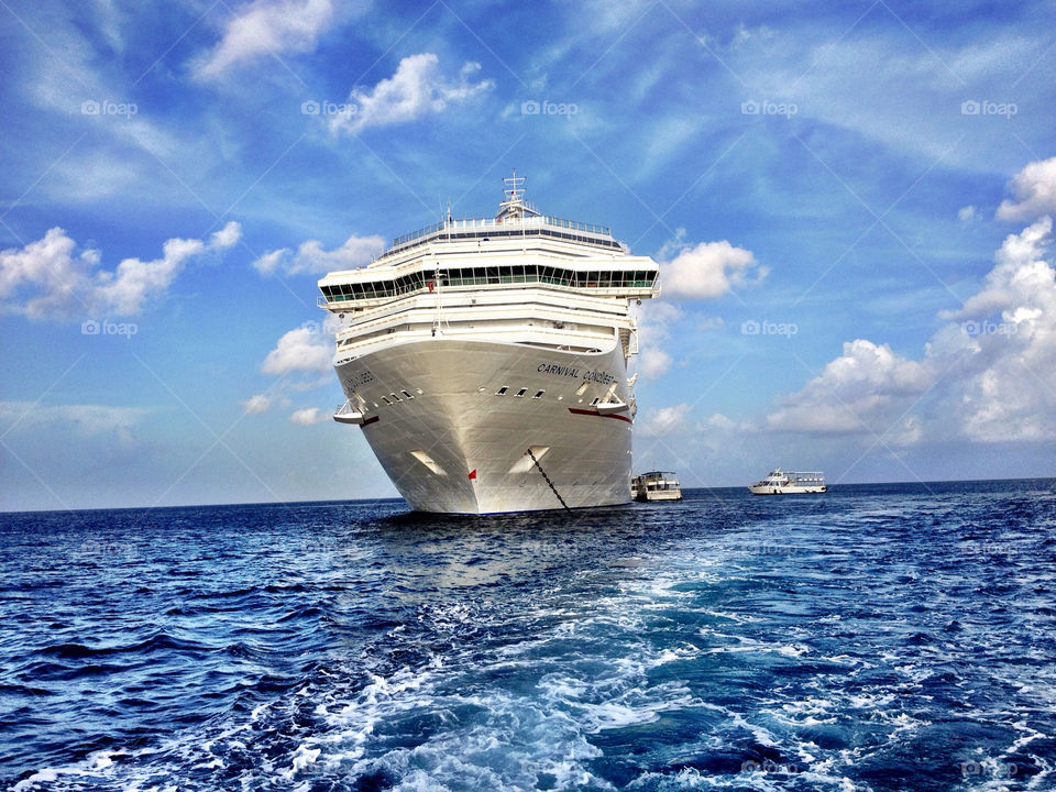 ocean carnival boat ship by htownchowdown