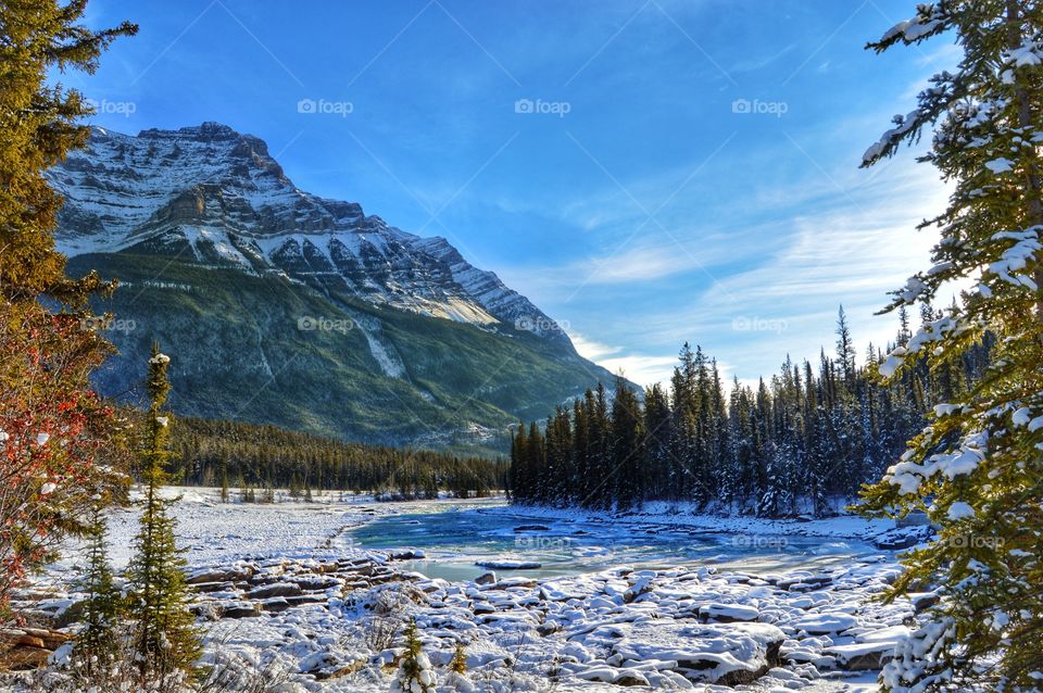 Wonderful landscape in Jasper, Canada