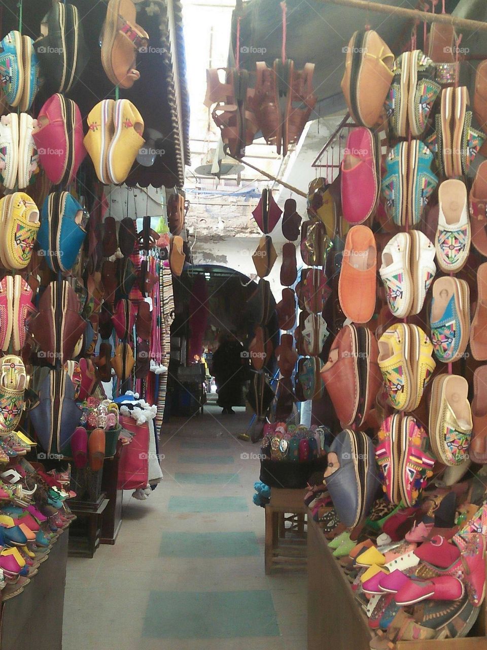 The shop at essaouira city in Morocco