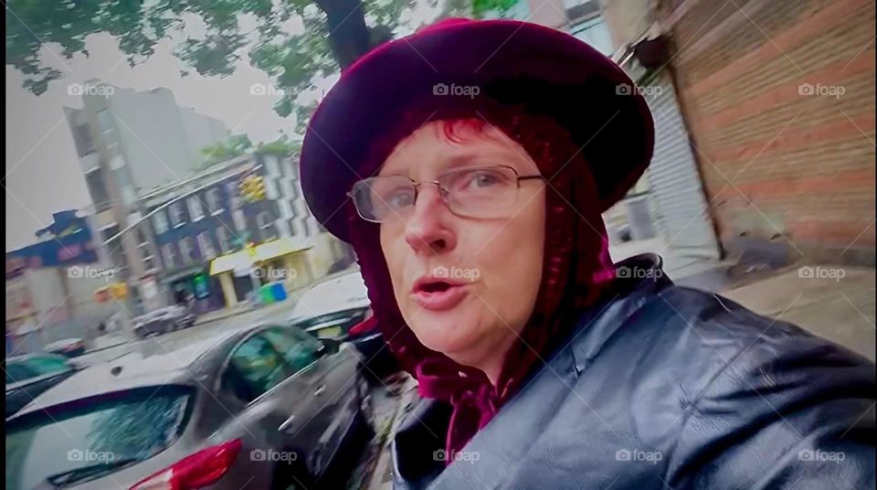 This is me, „Petra Schiller“ a.k.a. „Maxine Firefox“ a.k.a. „Maximiliane Feuerfuchs“ dancing in the streets, namely on „Waverly Av“ off „Fulton St“ in „Fort Greene“, Brooklyn in the Fall of 2022. Hypnotic Productions