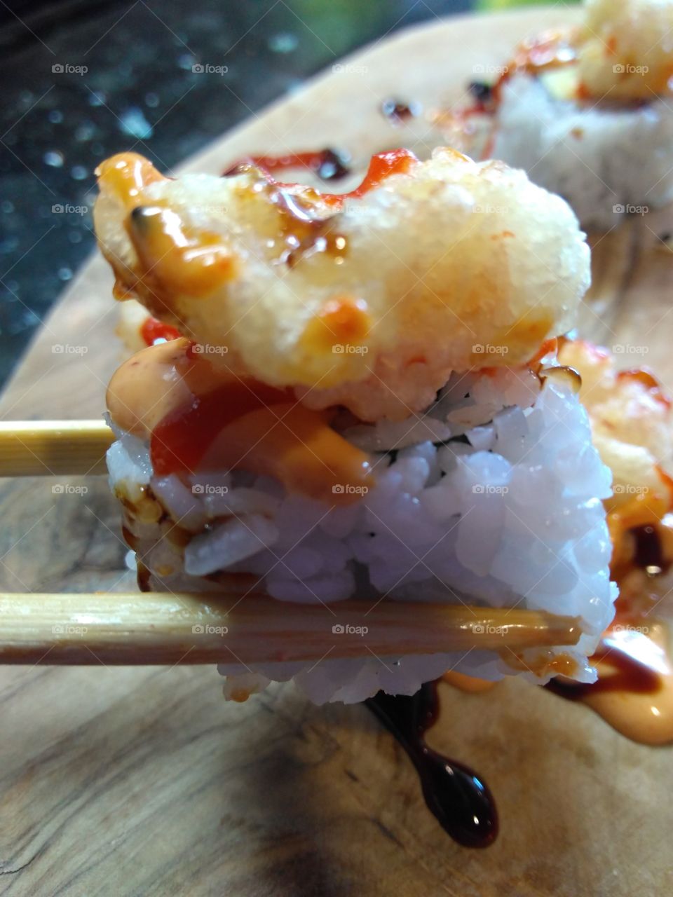 popcorn lobster Sushi
