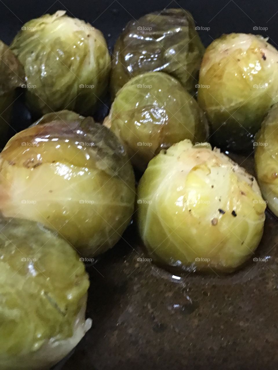  Brussel sprouts cooked closeup