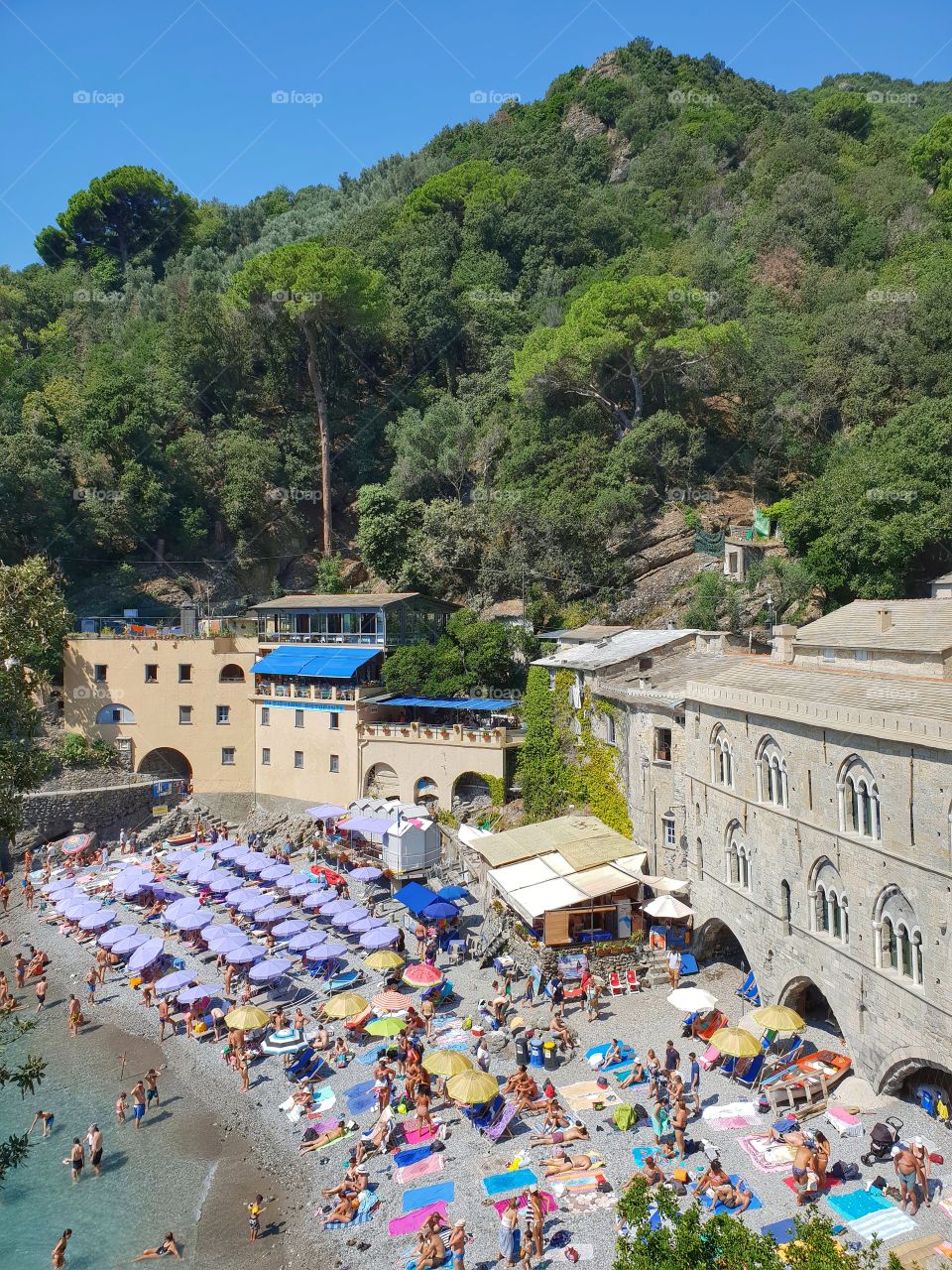 San Fruttuoso, Ligurian Sea, Italy