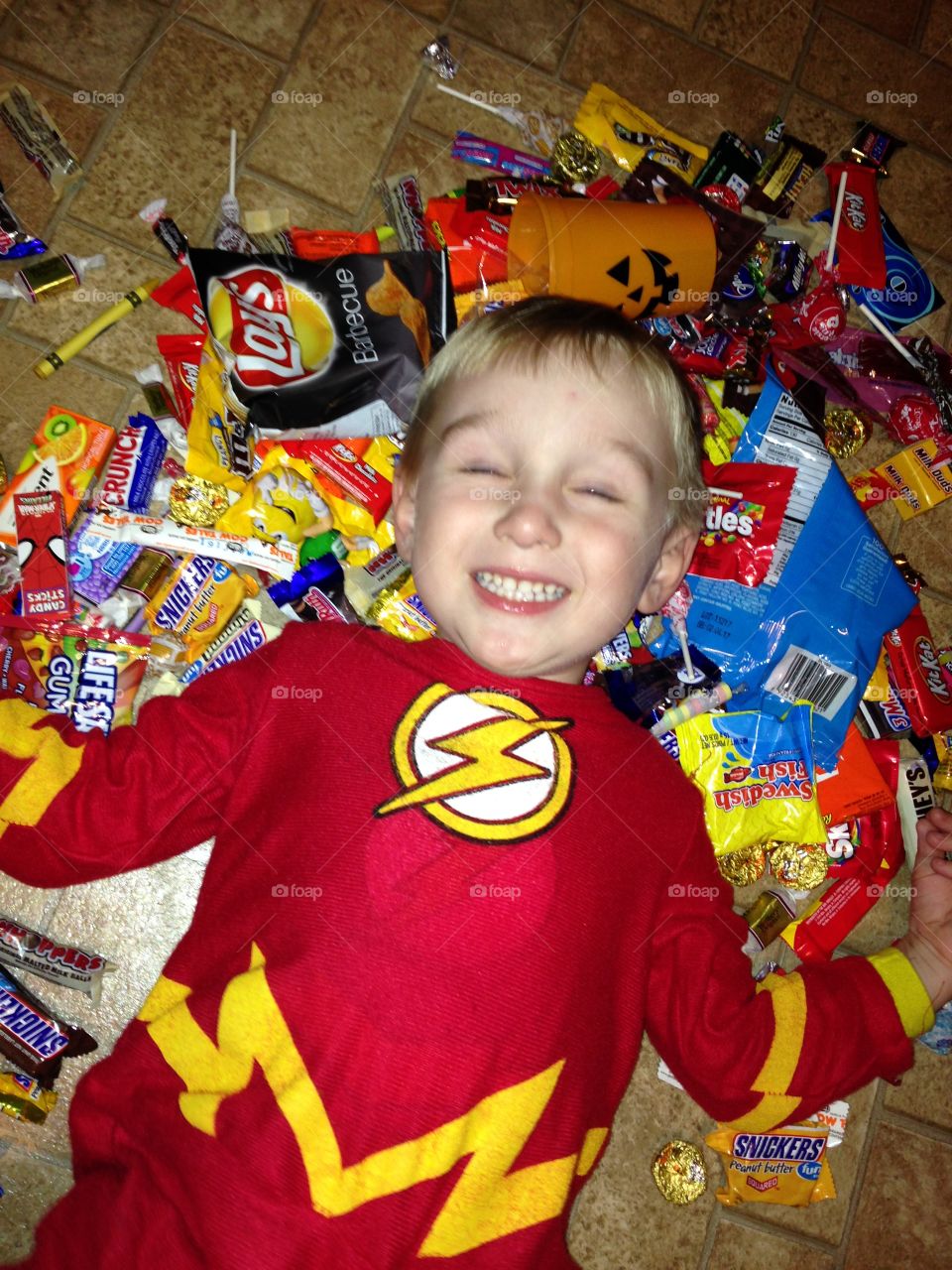 Post trick or treat bliss 