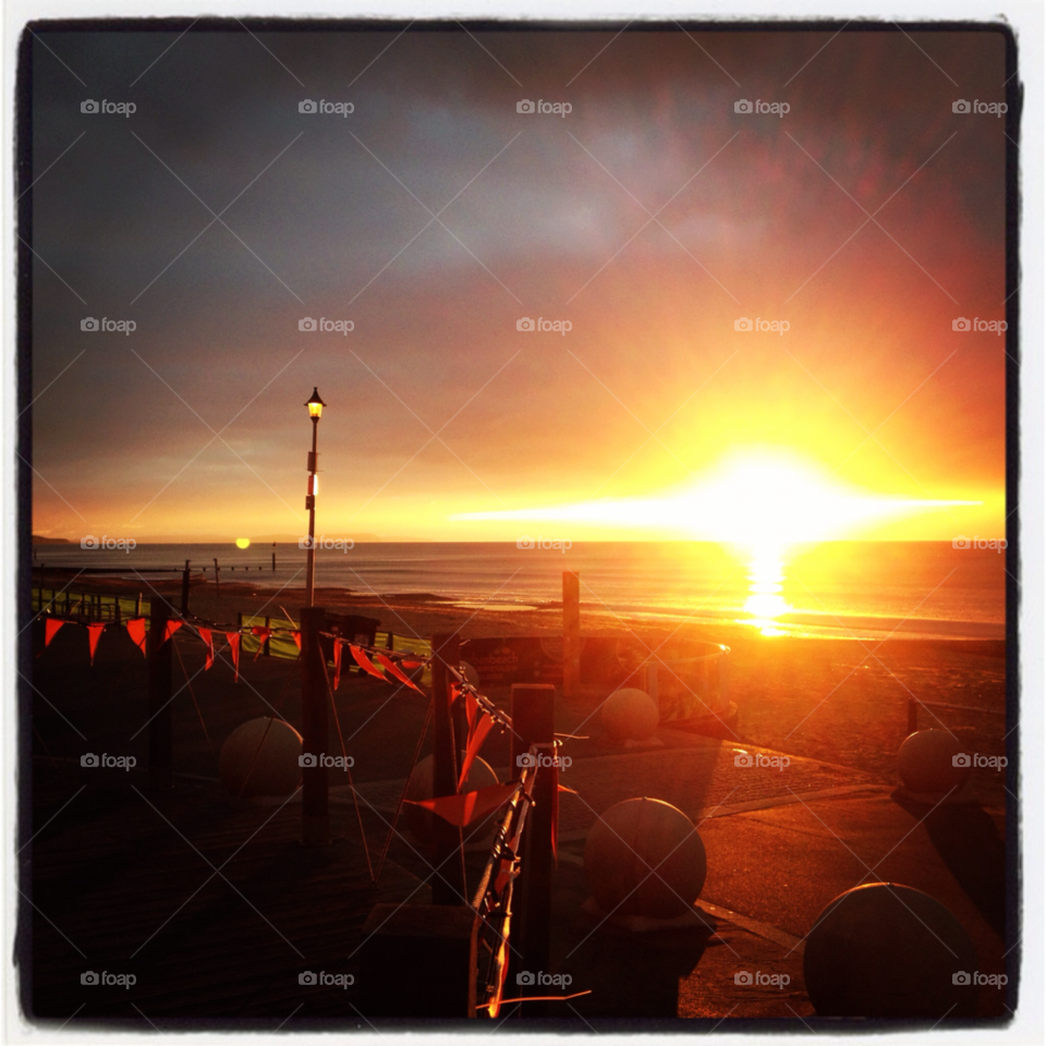 boscombe uk beach morning sunrise by cayk
