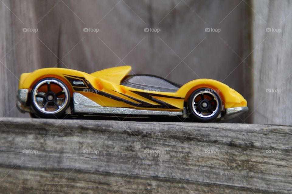 Yellow Car. toy car